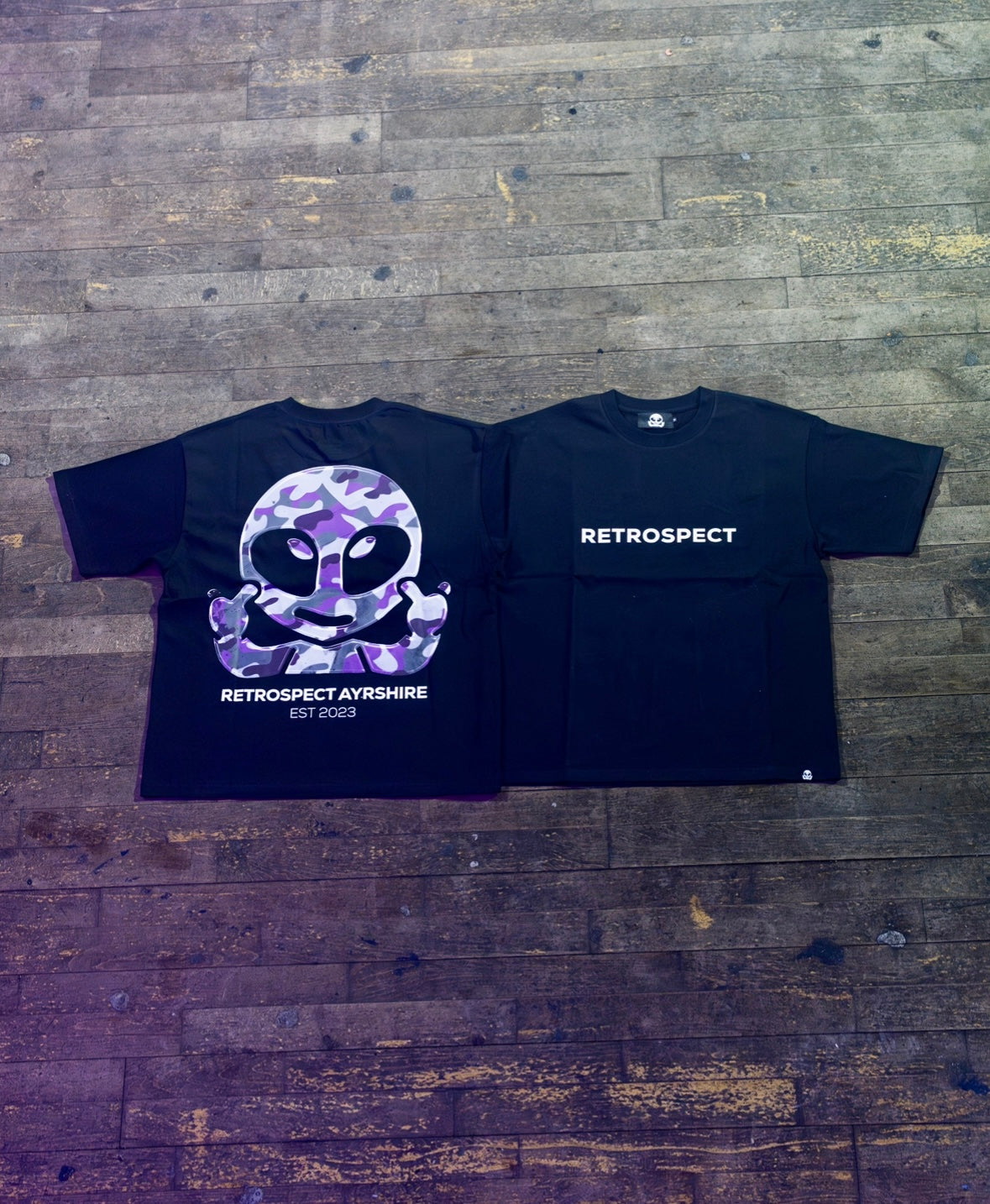 RETROSPECT Camo Alien Tee